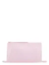 Jil Sander Pastel Pink Leather Medium Clutch