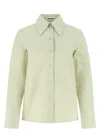 Jil Sander Pastel Green Poplin Oversize Shirt