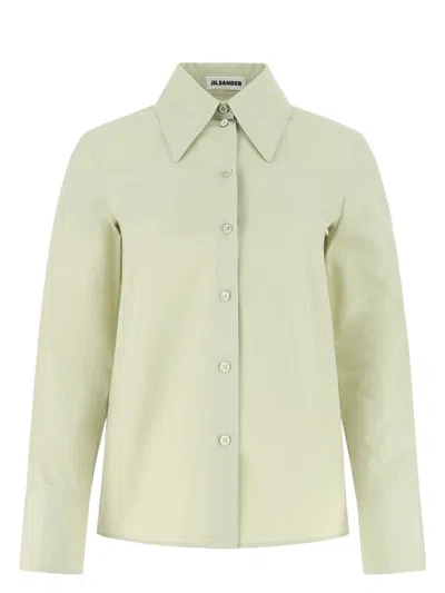 JIL SANDER WOMEN'S PASTEL POPLIN SHIRT