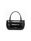Jil Sander Women's Patent Leather Small Shoulder Bag In Black