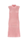 Jil Sander Abito In Crochet Rosa Donna In Pink