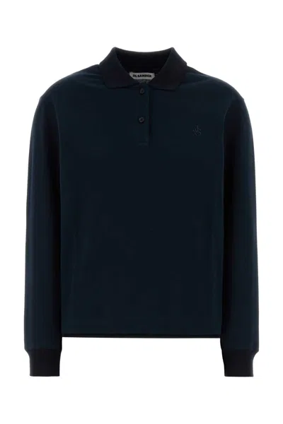 Jil Sander Women's Piqué Polo Shirt In Black