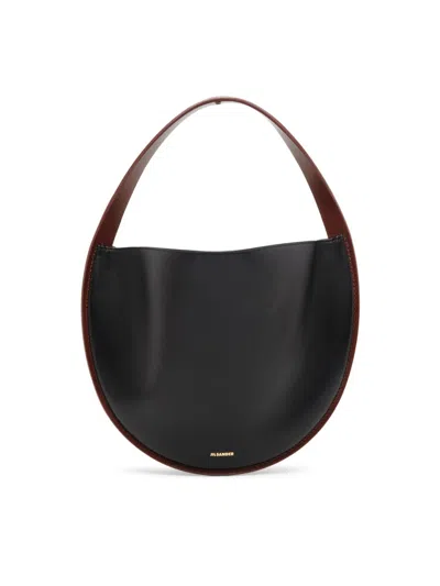 JIL SANDER WOMEN'S PIVOT LEATHER HOBO BAG