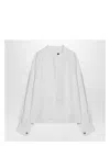 Jil Sander Pleated Yoke Shirt In White