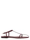 Jil Sander Women Pointy Toe Leather Sandals