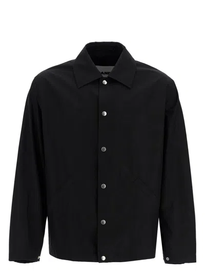 Jil Sander Women's Poplin Jacket In Black