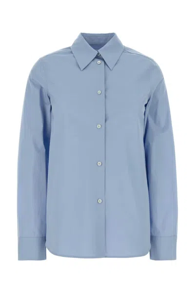Jil Sander Women's Poplin Shirt In Light Blue