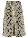 Jil Sander Printed Leather Bermuda Shorts