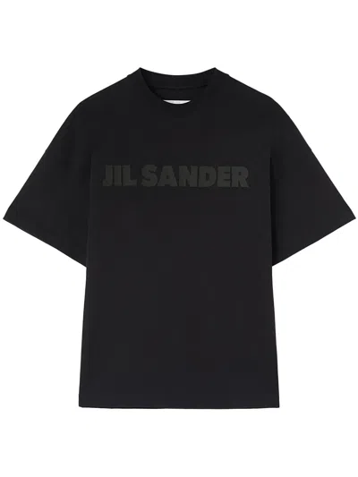 Jil Sander Women Printed T-shirt In Black