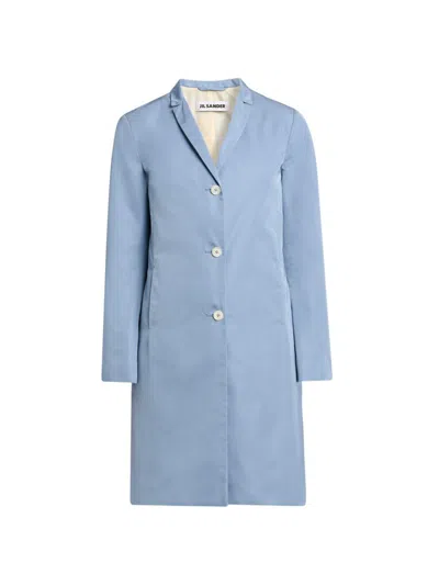 Jil Sander Women's Radzimir Single-breasted Coat In Blue