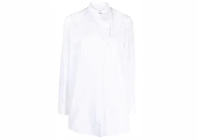 Pre-owned Jil Sander Women's Relax Fit Long Sleeved Shirt In White