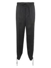 Jil Sander Relaxed Fit Jogging Pant With Tuxedo Band Clothing In Black