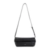 Jil Sander Black Rollup Small Square Belt Bag In Black