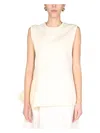 Jil Sander Women's Round Neck Top In Beige