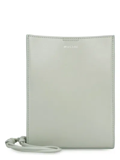 JIL SANDER WOMEN'S SAGE LEATHER SHOULDER BAG