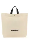 Jil Sander Women's Sand Canvas Flat Shopping Bag
