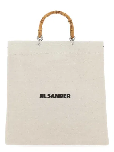 Jil Sander Women's Sand Canvas Handbag