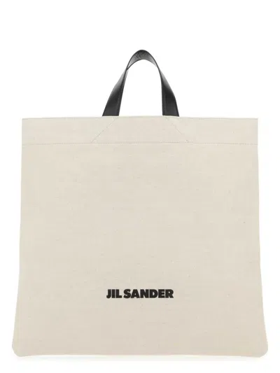 Jil Sander Women's Sand Canvas Shopping Bag