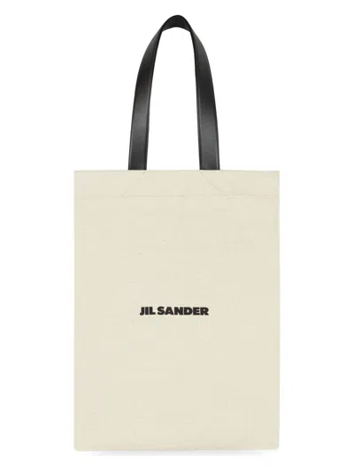 Jil Sander Women's Sand Canvas Shopping Bag