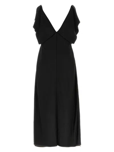 Jil Sander Women's Satin Dress In Black