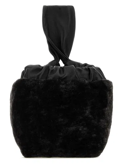 JIL SANDER WOMEN'S SHEARLING CLUTCH