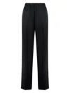 Jil Sander Women's Satin Trousers In Black