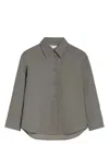 Jil Sander Curved Hem Shirt In 035