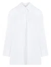 Jil Sander Oversized Long-sleeved Shirt In White