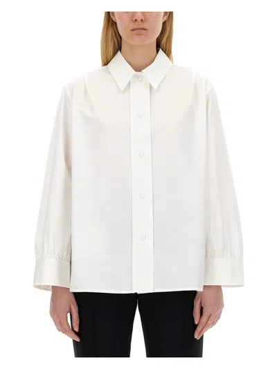 JIL SANDER WOMEN'S SHIRT WITH COTTON
