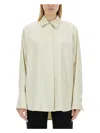Jil Sander Shirt With Long Sleeves In Ivory