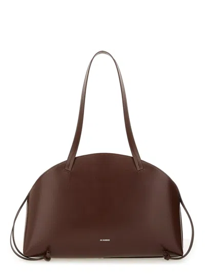JIL SANDER JIL SANDER WOMEN SHOULDER BAG "CURVE" MEDIUM
