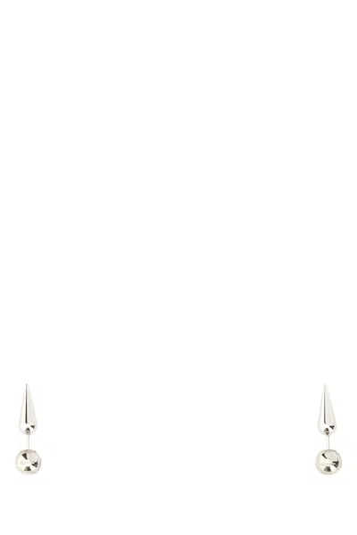 Jil Sander Women Silver Metal Earrings
