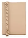 Jil Sander Women's Skin Pink Leather Small Tangle Shoulder Bag