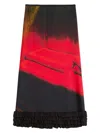 Jil Sander Women's Skirt W/rouches