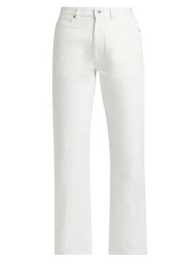 Jil Sander Women's Slim-fit Mid-rise Jeans In White