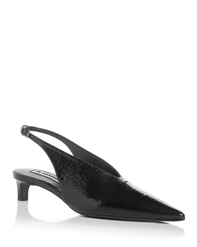 Jil Sander Women's Slingback Sandals In Black