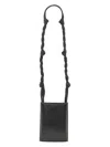 Jil Sander Small Padded Tangle Bag In Black