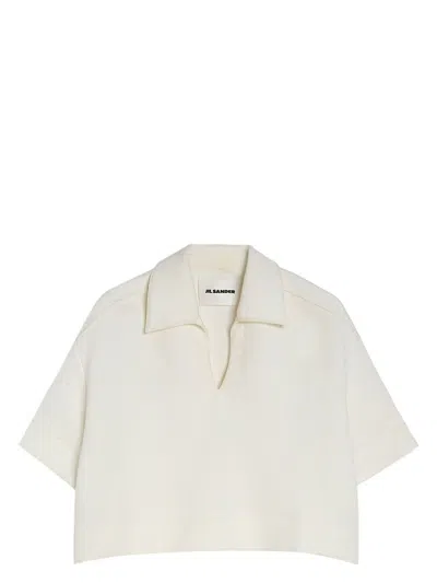 Jil Sander Women's Soft Blend V-neck T-shirt