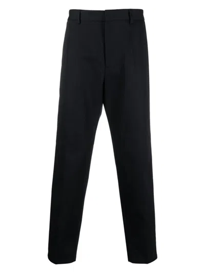 Jil Sander Women's Straight Leg Cotton Trousers In 401