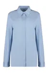 Jil Sander Women's Striped Cotton Shirt In Light Blue