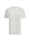 Jil Sander H Camiseta Parche Espalda Crudo In White