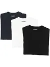 Jil Sander Multicolor 3-pack Logo Patch T-shirt