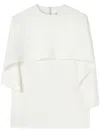 Jil Sander Cotton T-shirt With All-in Cape In White