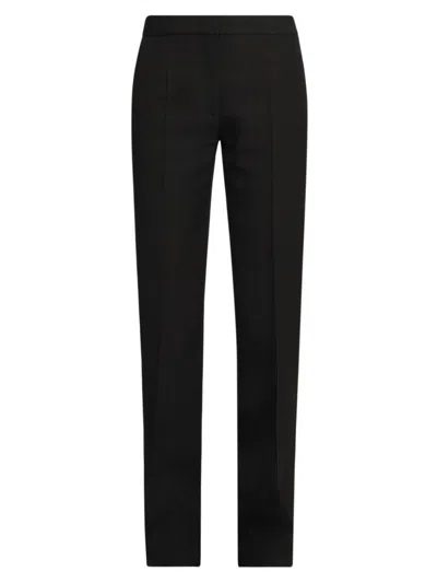 Jil Sander Women's Tailored Darted Straight Pants In Black
