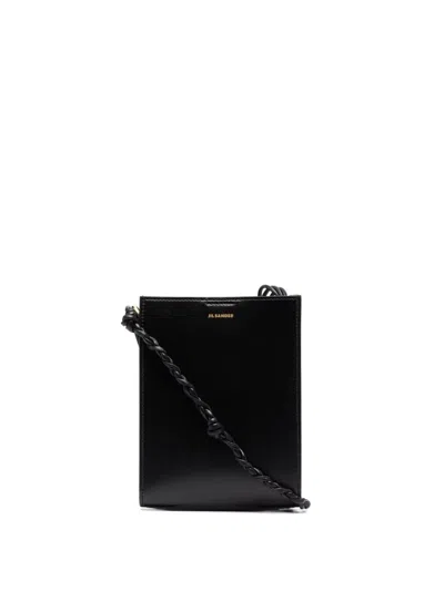 Jil Sander Black Tangle Small Crossbody Bag