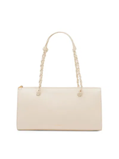 Jil Sander Ivory Leather Tangle Tent Shoulder Bag 106 Borse A Mano In Neutral