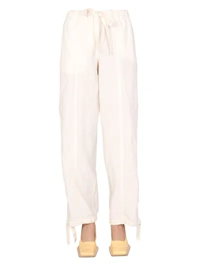 JIL SANDER WOMEN'S TROUSERS WITH DRAWSTRING