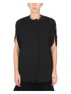 Jil Sander Elegant Wool Cape With Concealed Details In Black
