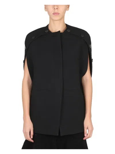 JIL SANDER WOMEN'S VEGINE WOOL CAPE