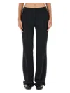 Jil Sander Viscose Blend Pants In Black